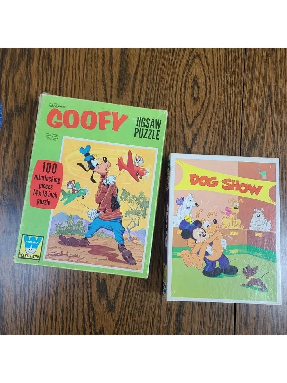 Vintage Disney Puzzles: Mickey, Goofy & Pluto 100 pcs